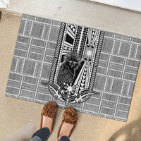 Mabuhay Philippines Festival Rubber Doormat Philippine Eagle Sun Three Stars Barong Pattern