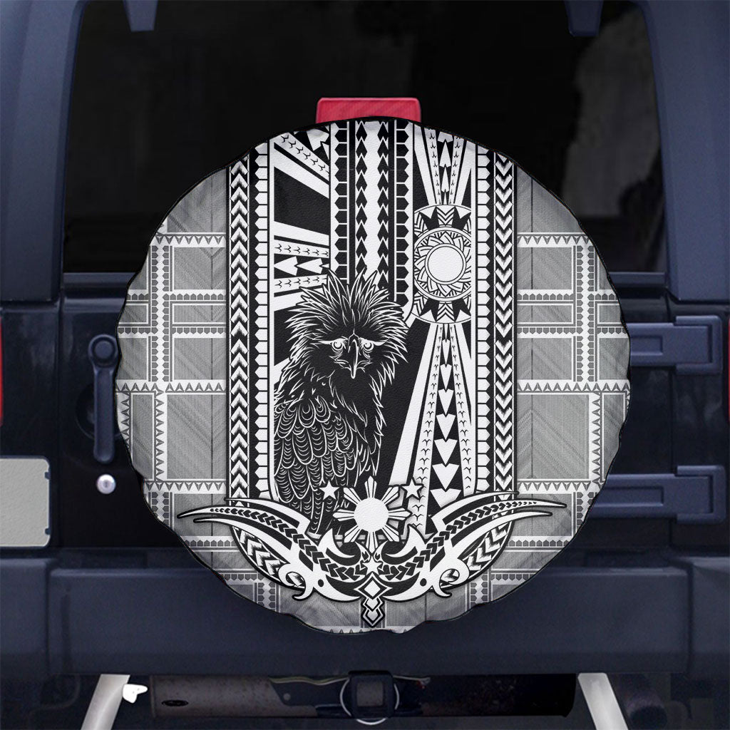 Mabuhay Philippines Festival Spare Tire Cover Philippine Eagle Sun Three Stars Barong Pattern