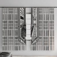 Mabuhay Philippines Festival Window Curtain Philippine Eagle Sun Three Stars Barong Pattern