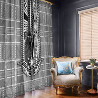 Mabuhay Philippines Festival Window Curtain Philippine Eagle Sun Three Stars Barong Pattern