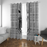 Mabuhay Philippines Festival Window Curtain Philippine Eagle Sun Three Stars Barong Pattern