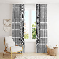 Mabuhay Philippines Festival Window Curtain Philippine Eagle Sun Three Stars Barong Pattern