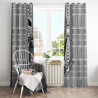 Mabuhay Philippines Festival Window Curtain Philippine Eagle Sun Three Stars Barong Pattern