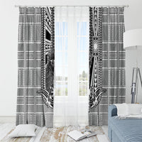 Mabuhay Philippines Festival Window Curtain Philippine Eagle Sun Three Stars Barong Pattern