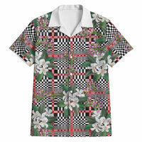 Red Binakol Motifs With Jasminum Sambac Hawaiian Shirt Mabuhay Philippines Festival