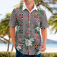 Red Binakol Motifs With Jasminum Sambac Hawaiian Shirt Mabuhay Philippines Festival