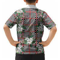 Red Binakol Motifs With Jasminum Sambac Hawaiian Shirt Mabuhay Philippines Festival
