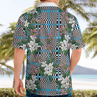 Blue Binakol Motifs With Jasminum Sambac Hawaiian Shirt Mabuhay Philippines Festival