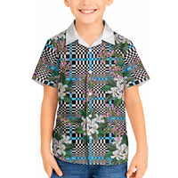 Blue Binakol Motifs With Jasminum Sambac Hawaiian Shirt Mabuhay Philippines Festival