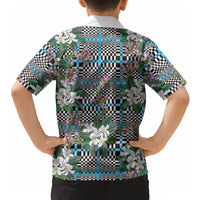 Blue Binakol Motifs With Jasminum Sambac Hawaiian Shirt Mabuhay Philippines Festival