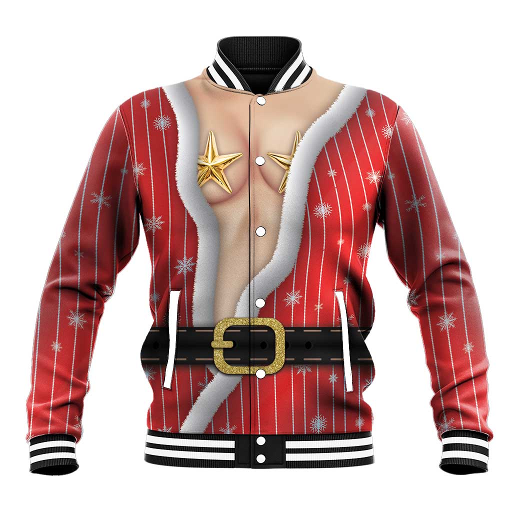 Christmas Costume Baseball Jacket Sexy Mrs Claus - Wonder Print Shop