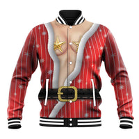 Christmas Costume Baseball Jacket Sexy Mrs Claus - Wonder Print Shop