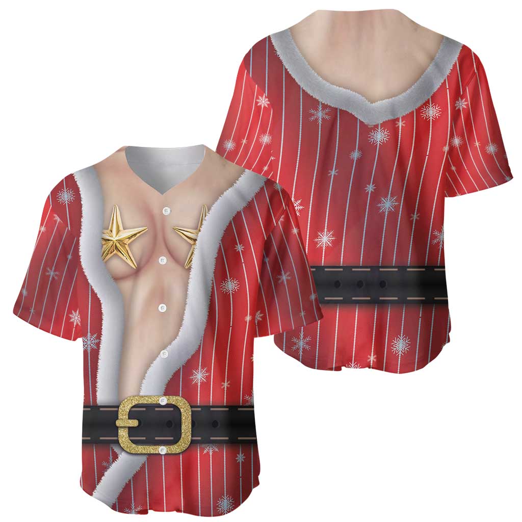 Christmas Costume Baseball Jersey Sexy Mrs Claus - Wonder Print Shop