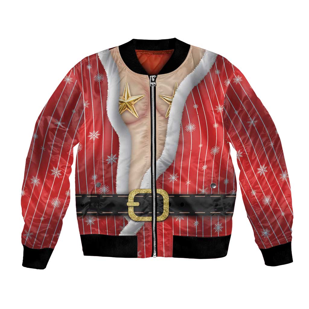 Christmas Costume Bomber Jacket Sexy Mrs Claus - Wonder Print Shop