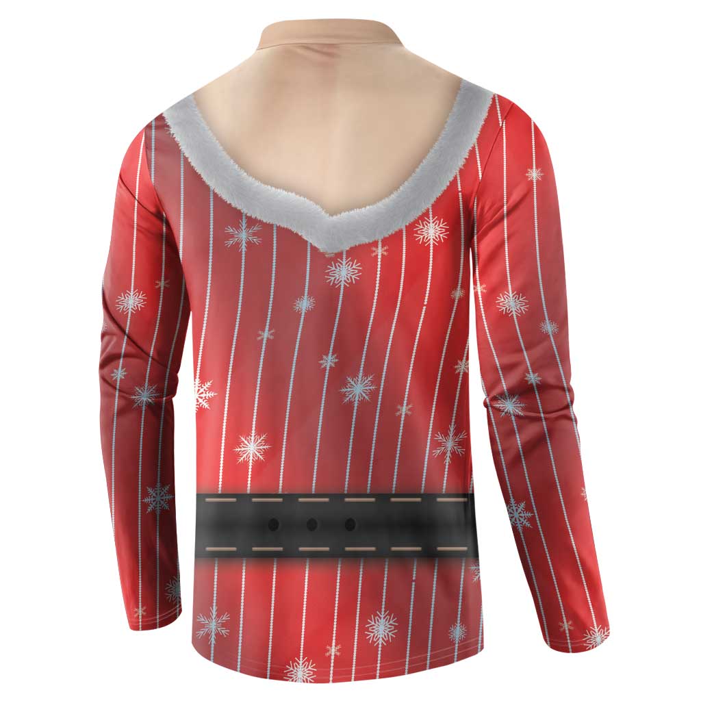 Christmas Costume Button Sweatshirt Sexy Mrs Claus - Wonder Print Shop