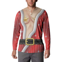 Christmas Costume Button Sweatshirt Sexy Mrs Claus - Wonder Print Shop