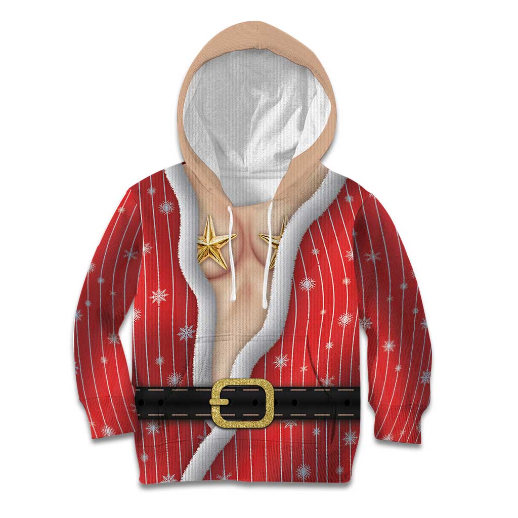 Christmas Costume Kid Hoodie Sexy Mrs Claus - Wonder Print Shop