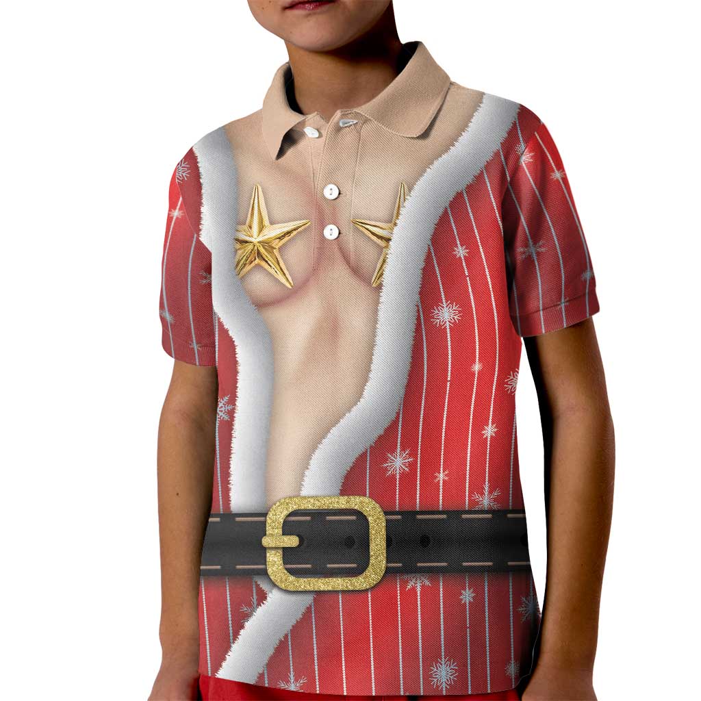 Christmas Costume Kid Polo Shirt Sexy Mrs Claus - Wonder Print Shop