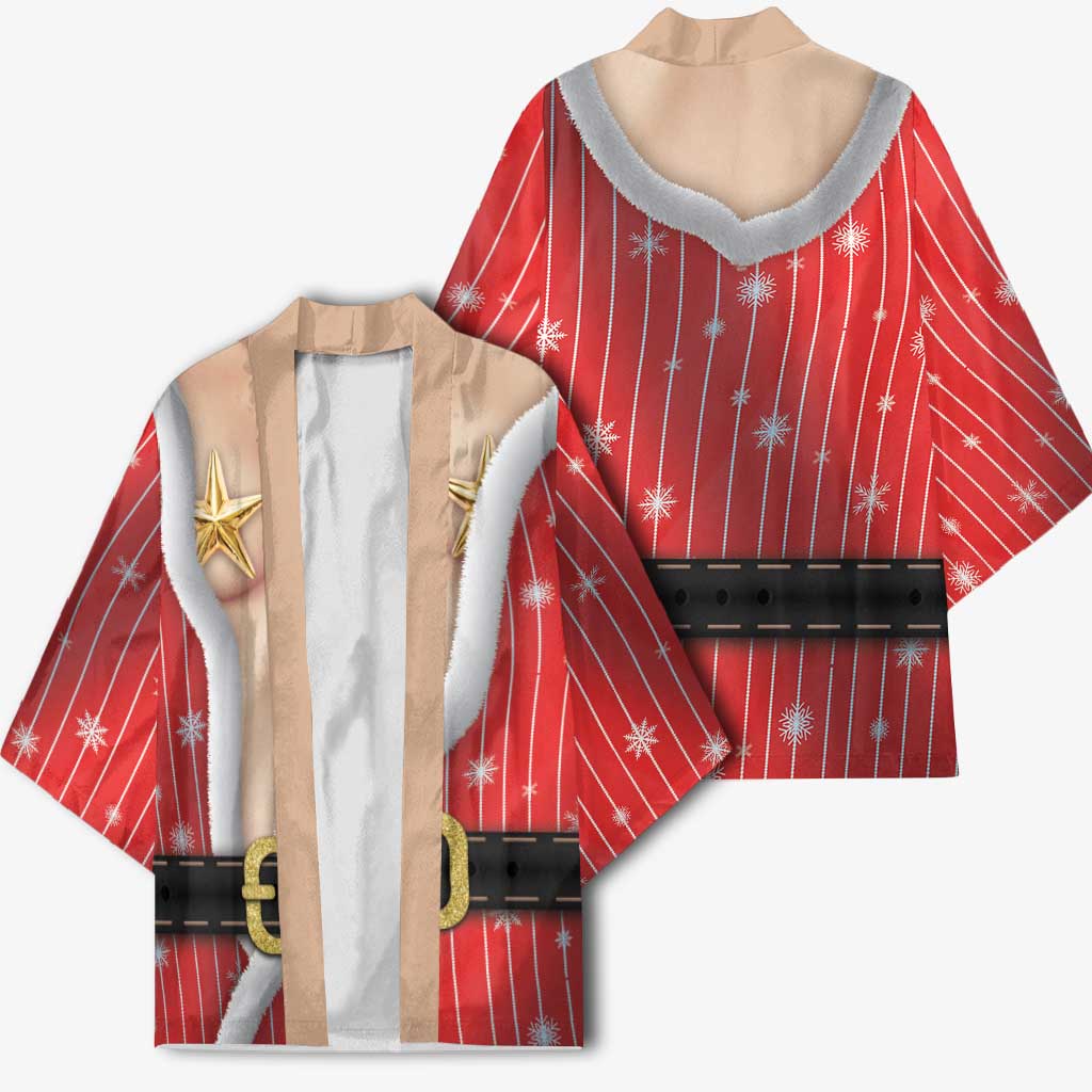 Christmas Costume Kimono Sexy Mrs Claus - Wonder Print Shop