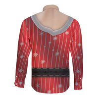 Christmas Costume Long Sleeve Button Shirt Sexy Mrs Claus - Wonder Print Shop