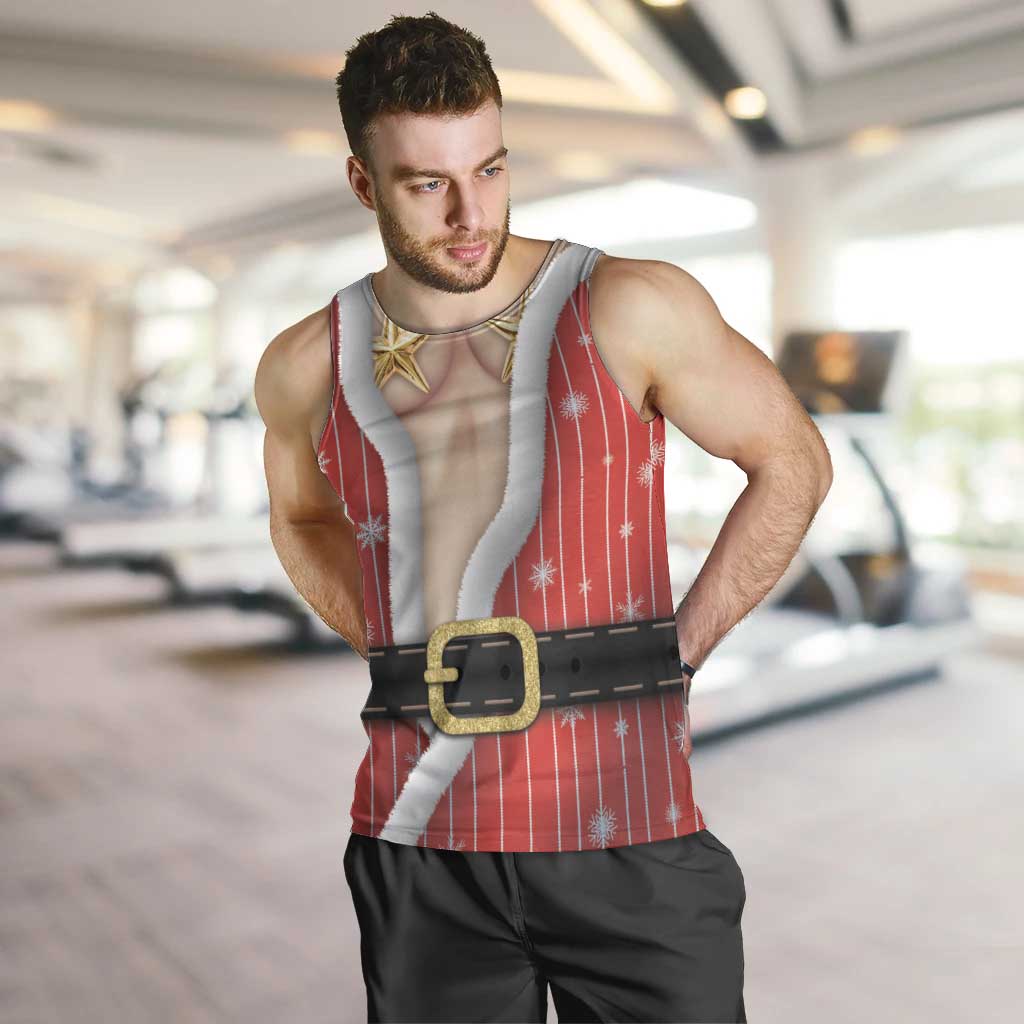 Christmas Costume Men Tank Top Sexy Mrs Claus - Wonder Print Shop