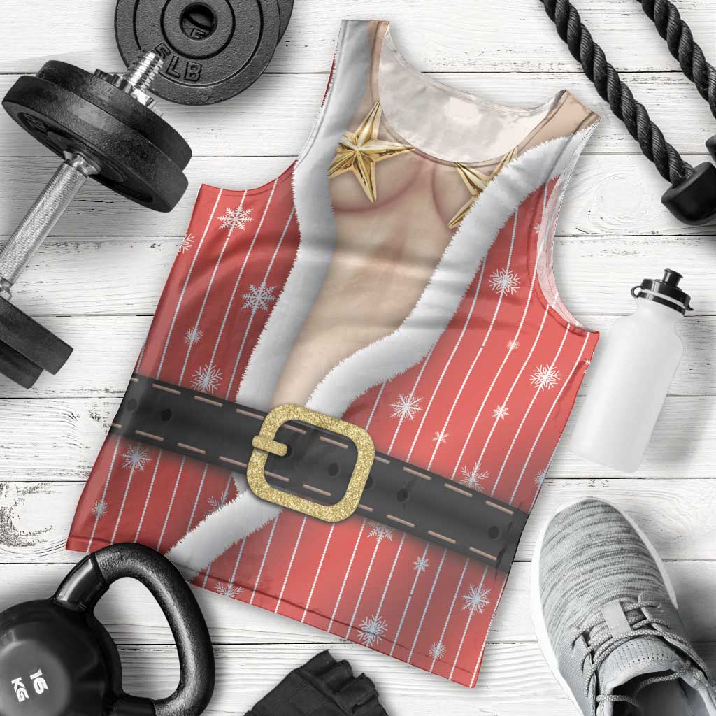 Christmas Costume Men Tank Top Sexy Mrs Claus - Wonder Print Shop