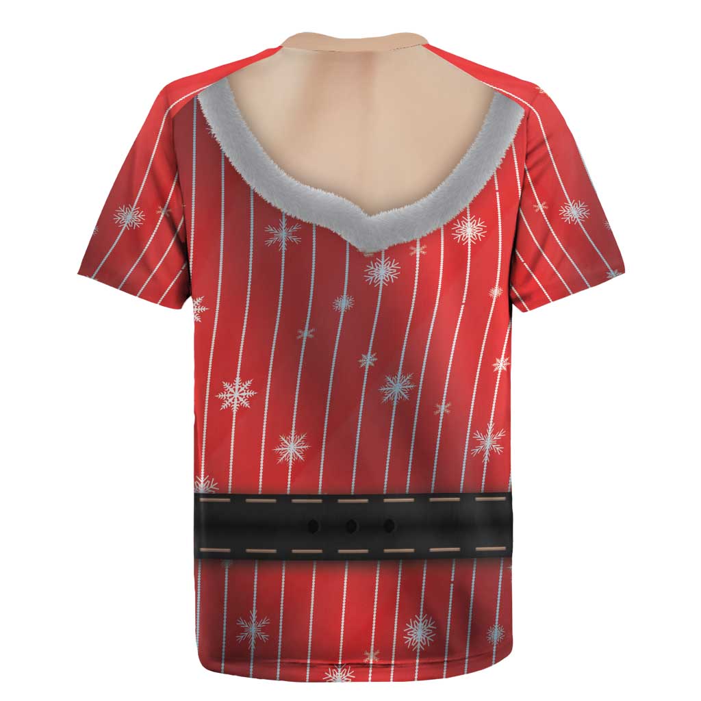 Christmas Costume Rugby Jersey Sexy Mrs Claus - Wonder Print Shop