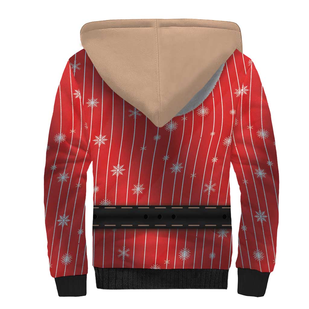 Christmas Costume Sherpa Hoodie Sexy Mrs Claus - Wonder Print Shop