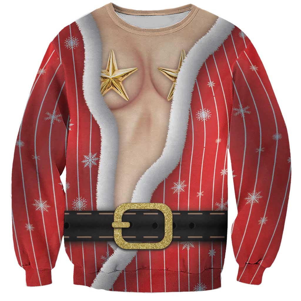 Christmas Costume Sweatshirt Sexy Mrs Claus - Wonder Print Shop