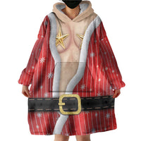 Christmas Costume Wearable Blanket Hoodie Sexy Mrs Claus - Wonder Print Shop