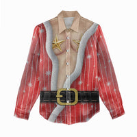 Christmas Costume Women Casual Shirt Sexy Mrs Claus - Wonder Print Shop
