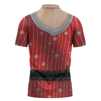 Christmas Costume Zipper Polo Shirt Sexy Mrs Claus - Wonder Print Shop