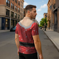 Christmas Costume Zipper Polo Shirt Sexy Mrs Claus - Wonder Print Shop