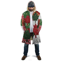 Canada Christmas Cloak Maple Leaves Patchwork Style - Wonder Print Shop