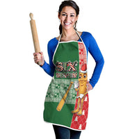Six Seven Christmas Apron Funny Tung Tung Tung Sahur - Wonder Print Shop