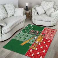 Six Seven Christmas Area Rug Funny Tung Tung Tung Sahur - Wonder Print Shop