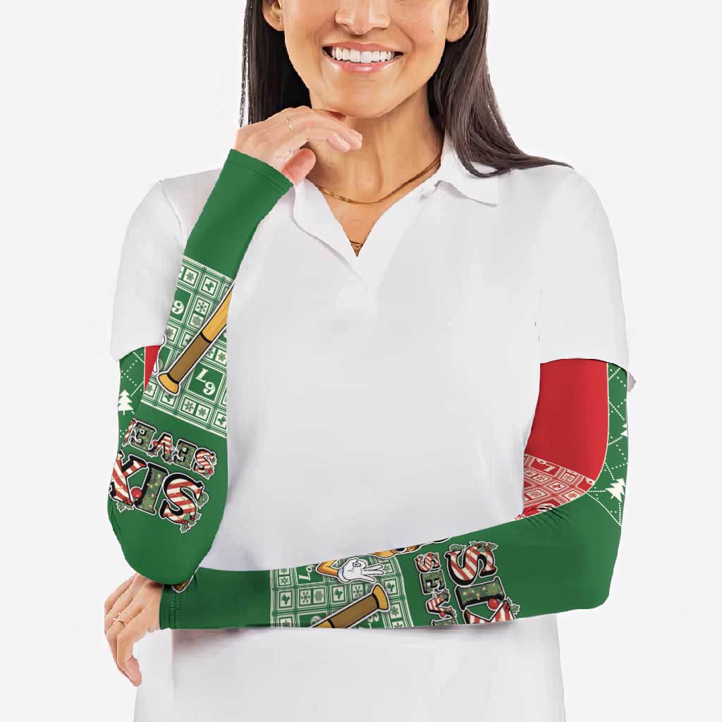 Six Seven Christmas Arm Sleeves Funny Tung Tung Tung Sahur - Wonder Print Shop
