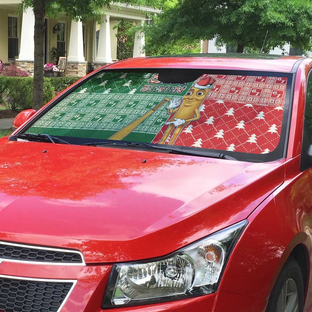 Six Seven Christmas Auto Sun Shade Funny Tung Tung Tung Sahur - Wonder Print Shop