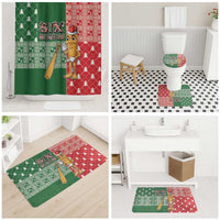 Six Seven Christmas Bathroom Set Funny Tung Tung Tung Sahur - Wonder Print Shop