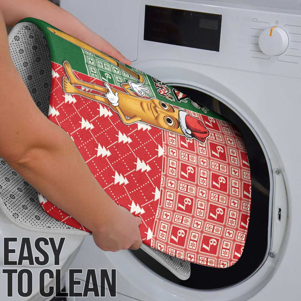 Six Seven Christmas Bathroom Set Funny Tung Tung Tung Sahur - Wonder Print Shop