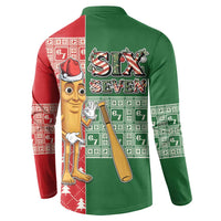 Six Seven Christmas Button Sweatshirt Funny Tung Tung Tung Sahur - Wonder Print Shop
