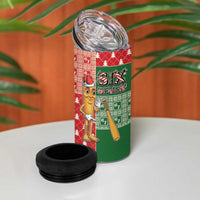 Six Seven Christmas 4 in 1 Can Cooler Tumbler Funny Tung Tung Tung Sahur - Wonder Print Shop