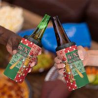 Six Seven Christmas 4 in 1 Can Cooler Tumbler Funny Tung Tung Tung Sahur - Wonder Print Shop