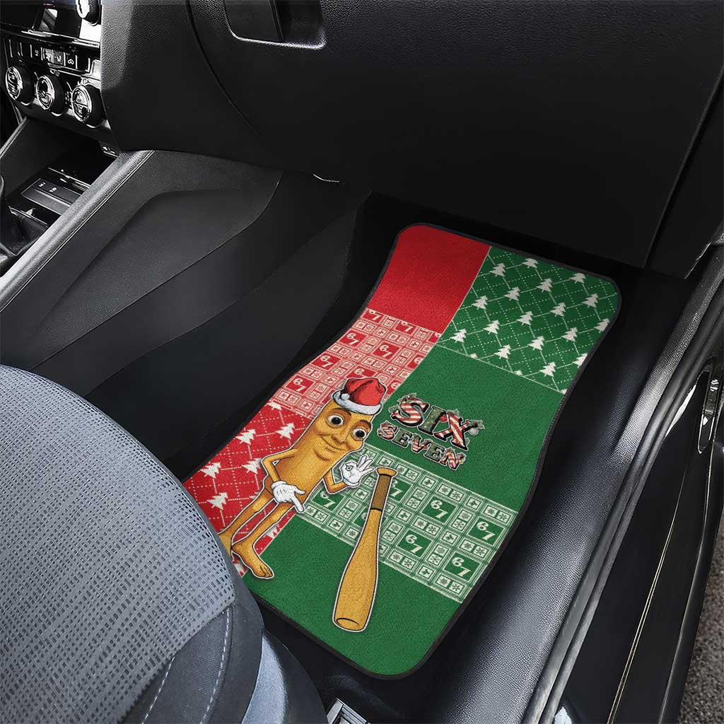 Six Seven Christmas Car Mats Funny Tung Tung Tung Sahur - Wonder Print Shop
