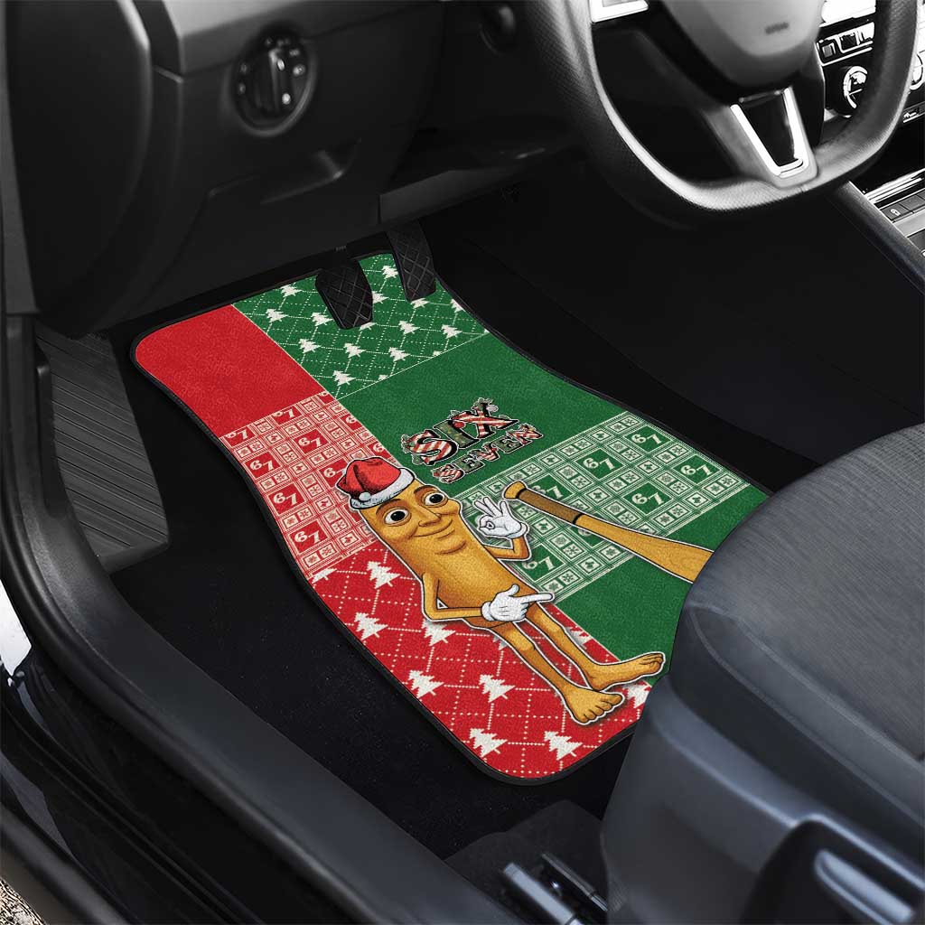 Six Seven Christmas Car Mats Funny Tung Tung Tung Sahur - Wonder Print Shop