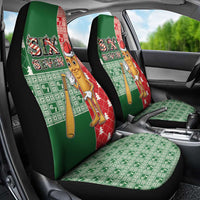 Six Seven Christmas Car Seat Cover Funny Tung Tung Tung Sahur - Wonder Print Shop