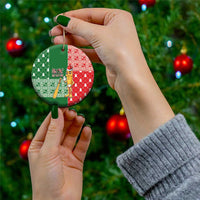 Six Seven Christmas Ceramic Ornament Funny Tung Tung Tung Sahur - Wonder Print Shop