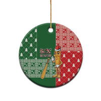 Six Seven Christmas Ceramic Ornament Funny Tung Tung Tung Sahur - Wonder Print Shop