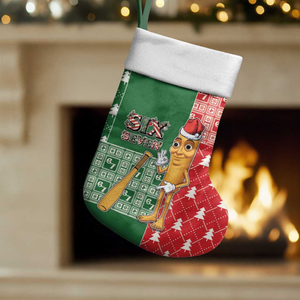 Six Seven Christmas Stocking Funny Tung Tung Tung Sahur - Wonder Print Shop