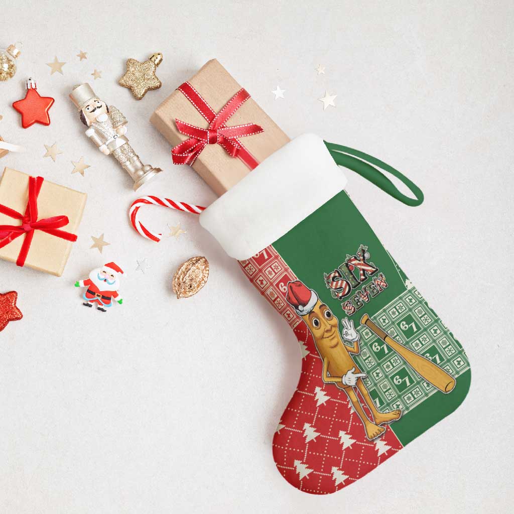 Six Seven Christmas Stocking Funny Tung Tung Tung Sahur - Wonder Print Shop
